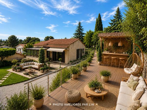 A VENDRE EN EXCLUSIVITÉ Maison T4 de 110 m² sur une belle parcelle de 1015 m² secteur des Aubagnens 13190 Allauch
