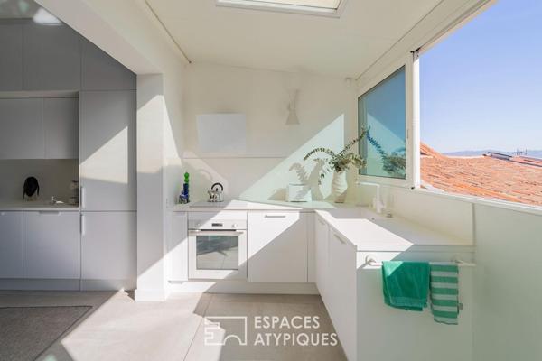 Appartement contemporain avec rooftop