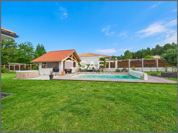Maison Contemporaine 4 ch, piscine et dépendance.