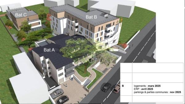 Immeuble - Appartements neufs F3 à F5 – Construction 2025