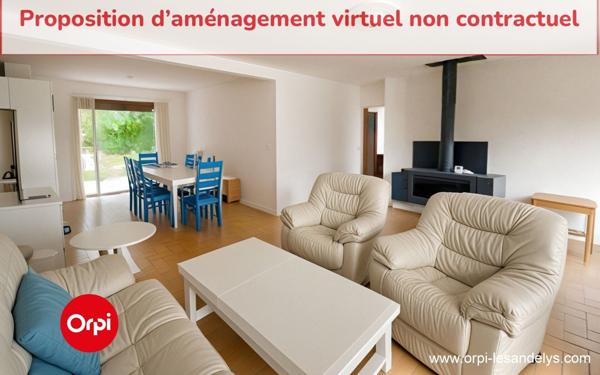 Maison à vendre    6 pièces • 121 m2 Les Andelys