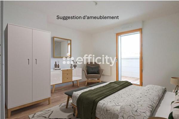 Appartement 2 pièces - 46 m² Exclusivité efficity