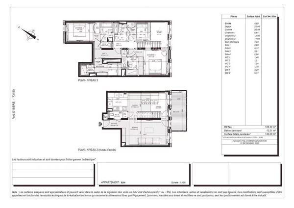 Val d’Isère – Duplex familial de 128 m²