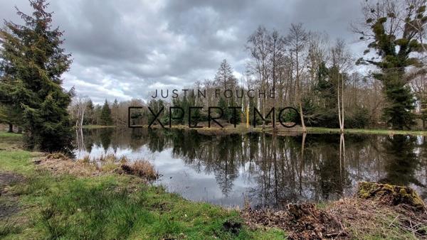 Lombron (72450) TERRAIN DE LOISIR avec EAU ET ELECTRICITÉ DISPONIBLE