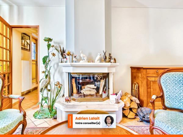 Maison 3 chambres, 1 bureau, grand jardin, très bon état