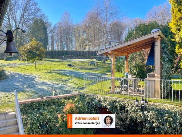 Maison 3 chambres, 1 bureau, grand jardin, très bon état