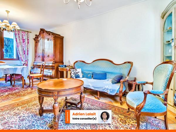 Maison 3 chambres, 1 bureau, grand jardin, très bon état