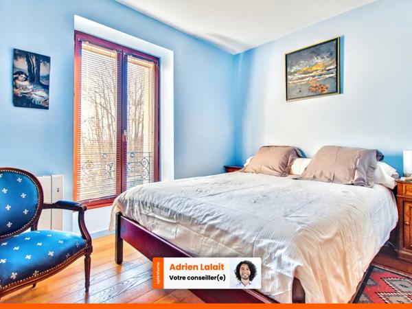 Maison 3 chambres, 1 bureau, grand jardin, très bon état