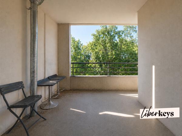 T3 avec balcon vue Canal du Midi – Parking couvert privatif – Toulouse Ponts-Jumeaux 