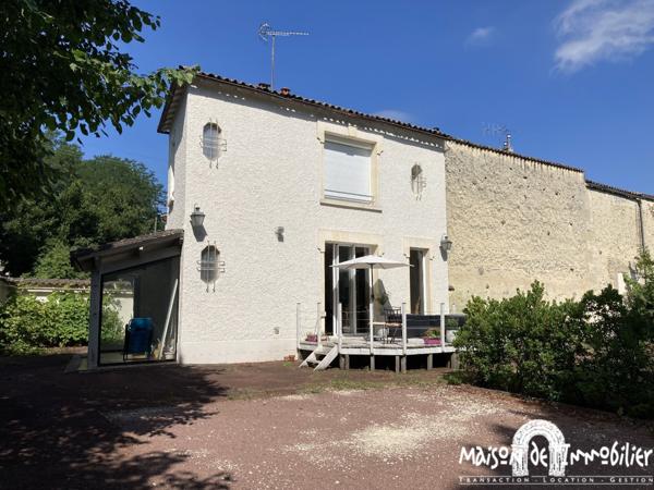 Location Charmante Maison - 3 chambres + bureau - 116m² - Jardin - COGNAC (Charente)