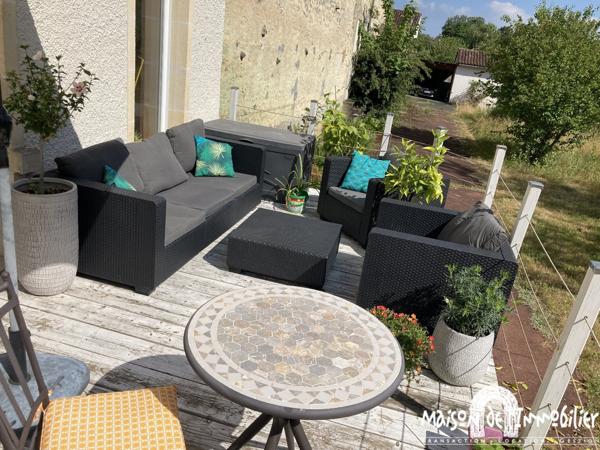 Location Charmante Maison - 3 chambres + bureau - 116m² - Jardin - COGNAC (Charente)
