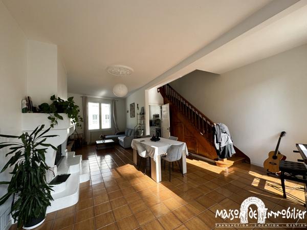 Location Charmante Maison - 3 chambres + bureau - 116m² - Jardin - COGNAC (Charente)