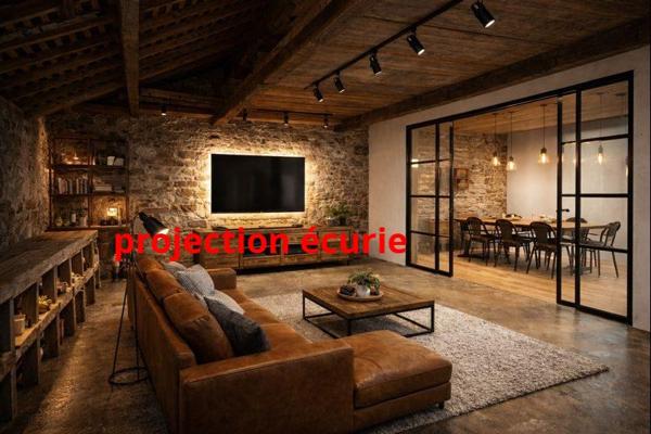 Charmante longère en pierre sur un grand terrain au calme