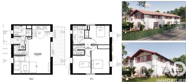 Maison à vendre 4 pièces 89 m² Capbreton