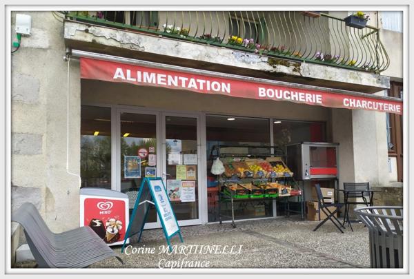 A vendre, Astaffort, Centre village local commercial vide et Appartement