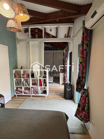 Maison mitoyenne jardin, proche plage et commerces