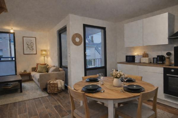 Maison-Appartement meublée Front de Mer Saint Nazaire