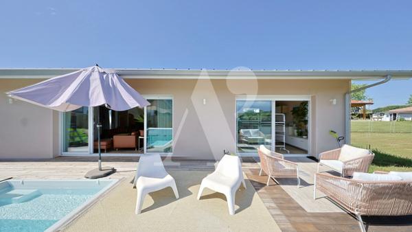 Architecture contemporaine - 2018 - villa avec piscine - Saubrigues