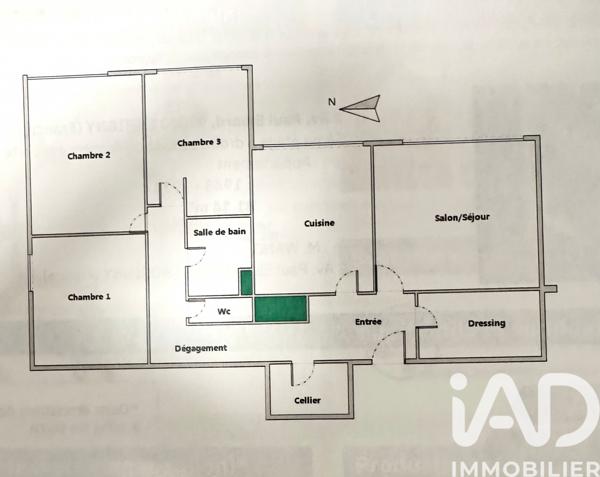 Appartement à vendre 4 pièces 81 m² Bobigny