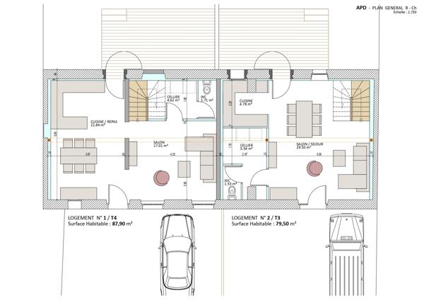 Idéal investisseur, maison de 168 m² à reconstruire entièrement, centre ville Casteljaloux 47700