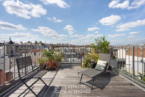 Appartement dernier étage, Rooftop et terrasse