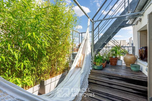 Appartement dernier étage, Rooftop et terrasse
