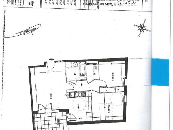 Location Appartement 3 pièces 62.58 m² - 47 ALLEE JAY DEE Montpellier 34000