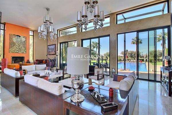 À vendre villa dans un domaine golfique à Marrakech