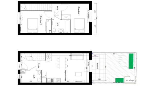 Maison à vendre 3 pièces 62 m² Aulnat