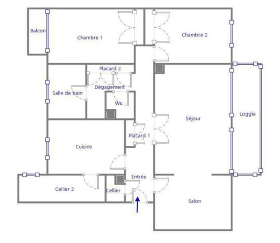 PROXIMITE PARC DE LA RHÔNELLE APPARTEMENT T3 AVEC GARAGE ET PLACE DE PARKING