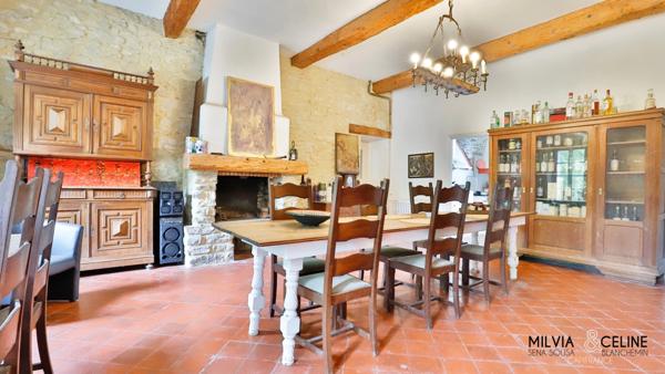 Propriete à vendre 32 pièces proche de CARCASSONNE (11) 2 habitations 522m2+ parc 2,82 hectares + dépendances