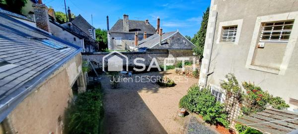 MAISON DE MAÎTRE 350m² habitables (potentiel 500m2) AVEC VUE IMPRENABLE SUR LA LOIRE!!!