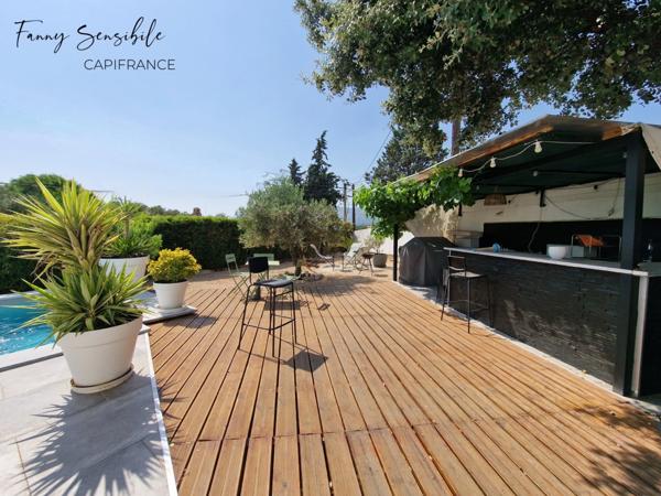 Maison contemporaire 140 m2 avec vue imprenable sur Mont Aurélien et Sainte Victoire