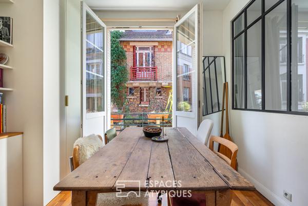 Appartement lumineux à l’esprit campagne chic