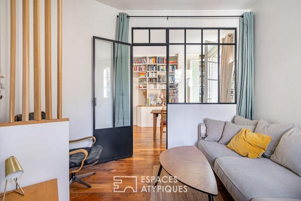 Appartement lumineux à l’esprit campagne chic