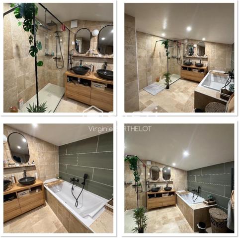 BEL ENSEMBLE IMMOBILIER COMPOSE DE 2 MAISONS EN PIERRE  A  AIFFRES !