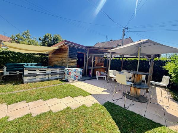 Duplex 4 pièces avec garage, cave et terrain privatif