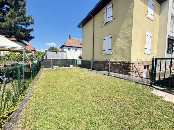 Duplex 4 pièces avec garage, cave et terrain privatif