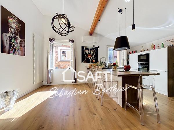 LAVAUR – MAISON DE VILLE RÉNOVÉE – GRAND GARAGE + 35 M² SUPPLÉMENTAIRES