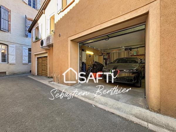 LAVAUR – MAISON DE VILLE RÉNOVÉE – GRAND GARAGE + 35 M² SUPPLÉMENTAIRES