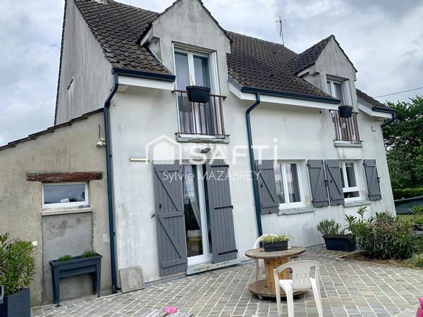 À découvrir sans tarder ! Charmante maison 5 pièces – 122 m² avec jardin et sous-sol total