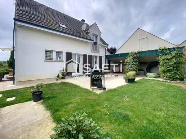 À découvrir sans tarder ! Charmante maison 5 pièces – 122 m² avec jardin et sous-sol total
