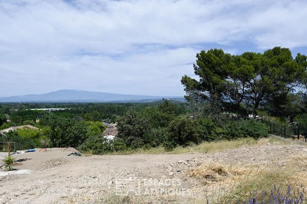 Terrain d’exception avec pour horizon Le Ventoux
