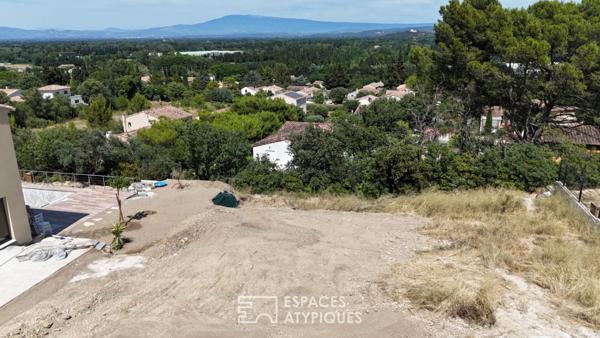 Terrain d’exception avec pour horizon Le Ventoux