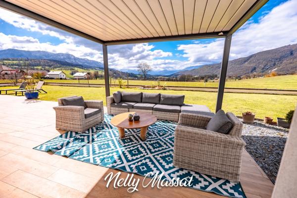 Villa récente à La Biolle - vue dégagée, piscine, 5 chambres - 205 M2 habitable