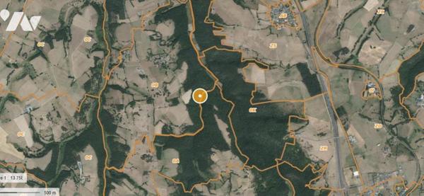 À VENDRE 3 PARCELLES BOISEES A VAL D'ARCOMIE