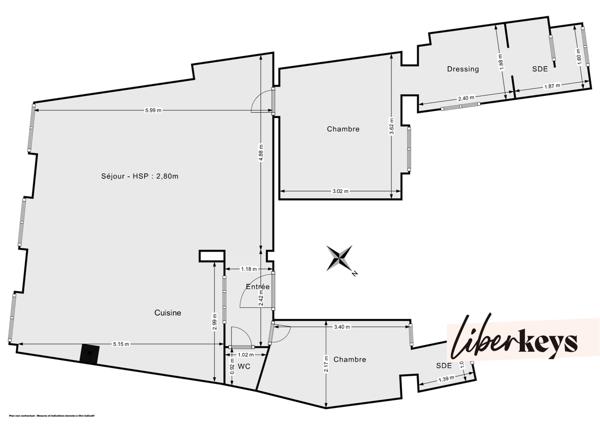 Appartement de charme 2/3 pièces de 72m² | rue Saint-Pierre | Saint-Germain en laye 