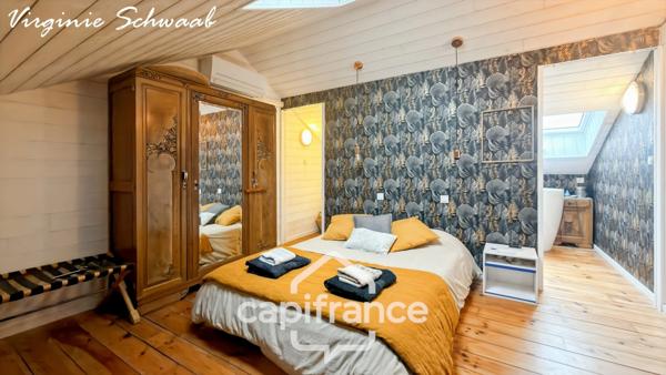 HABAS (40) Maison de caractère rénovée – DPE B, piscine chauffée, 6 suites parentales