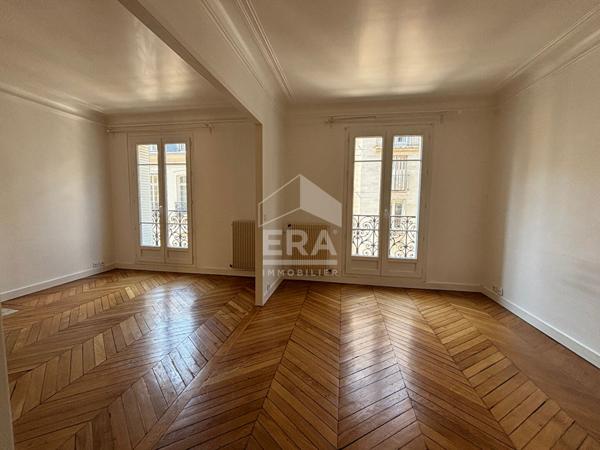 Grand 3 pièces non meublé avec balcon proche Victor Hugo