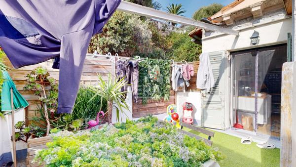 NICE - FLEURS / F. GROSSO : JOLI 2 PIÈCES EN DERNIER ÉTAGE AVEC TERRASSE EXPOSÉE SUD